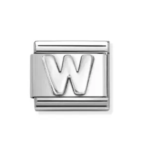 Nomination Classic Letter 'W' Link