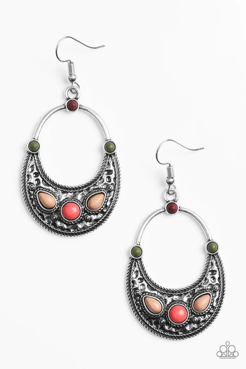 Paparazzi Earring ~ Paleo Paradise - Multi