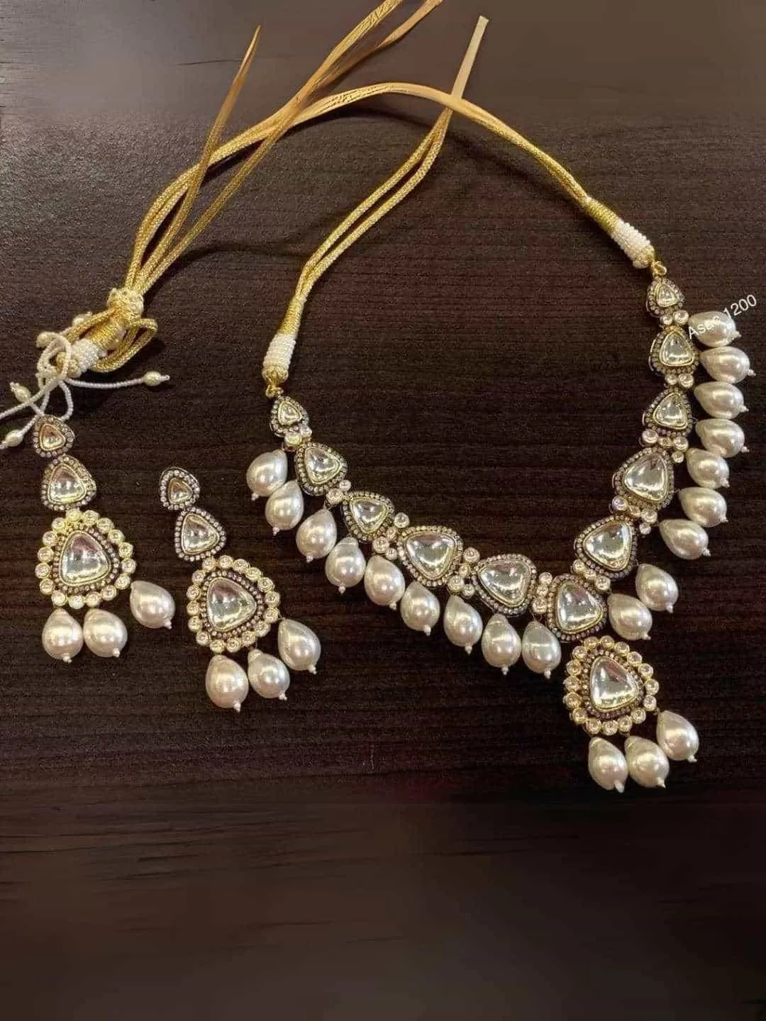 Polki Kundan Pendant Necklace