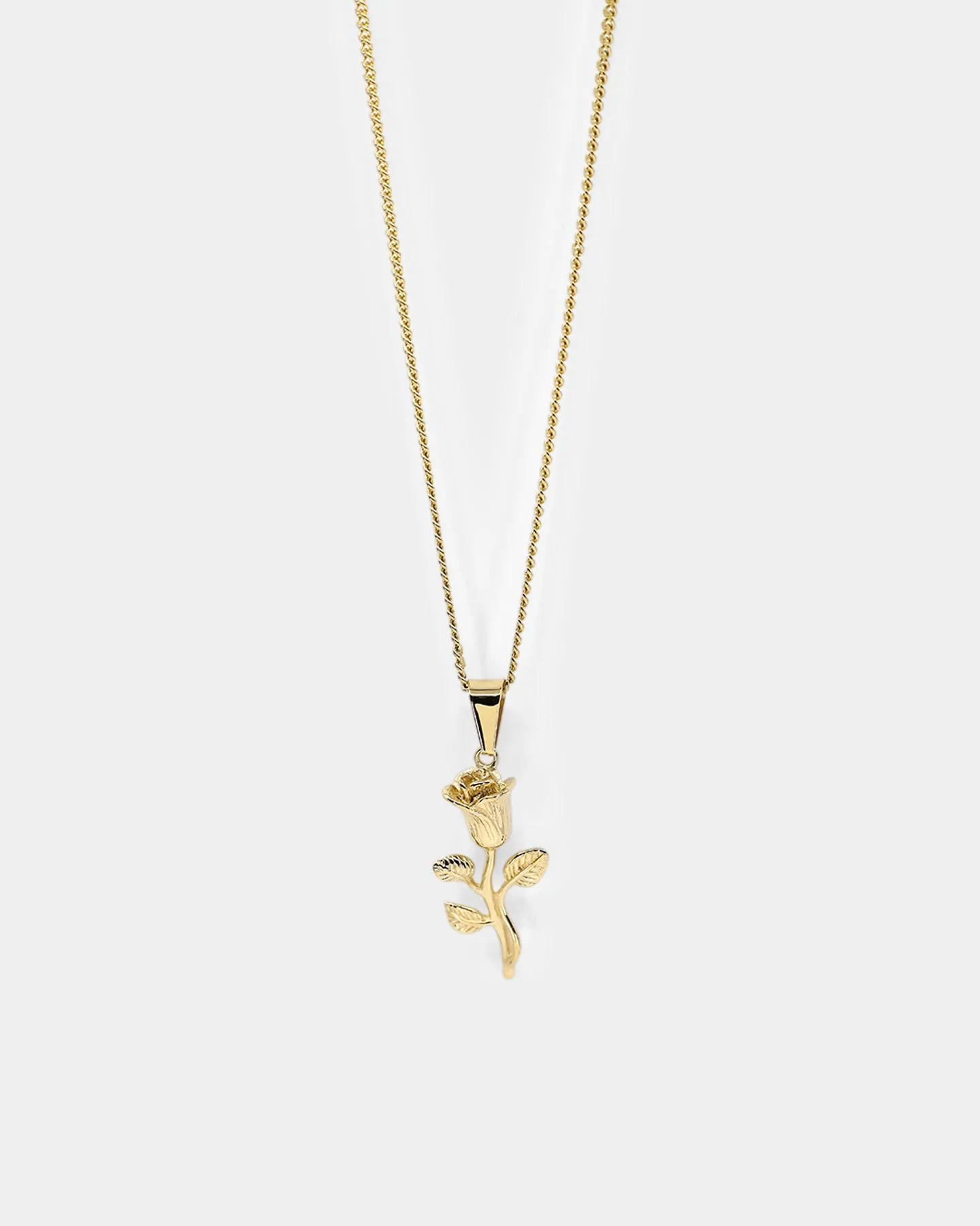 Saint Morta Rose Pendant Gold