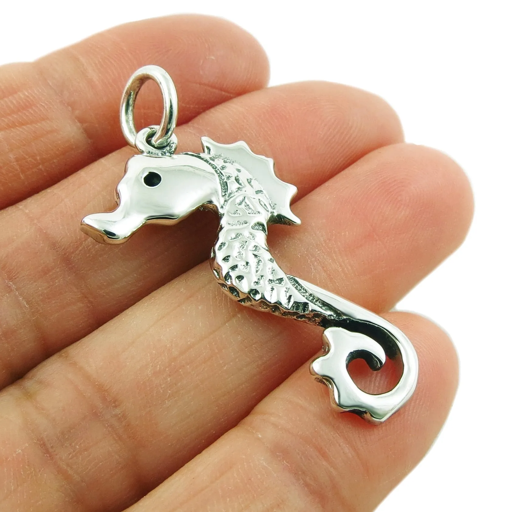 Seahorse 925 Sterling Silver Pendant