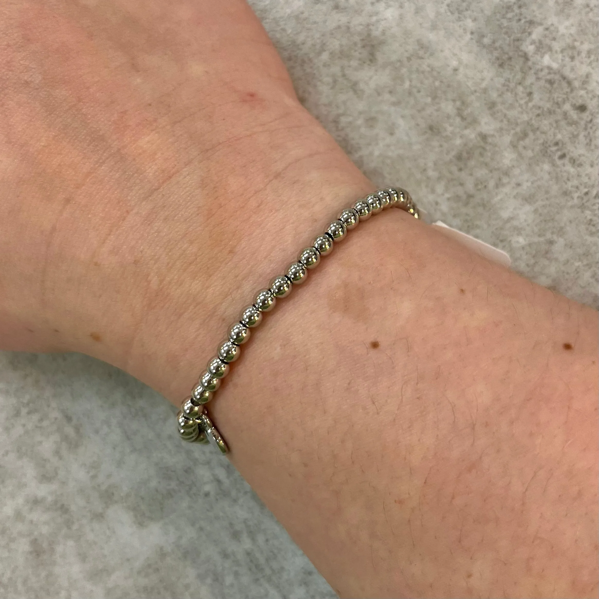 Silver Ball Bracelet