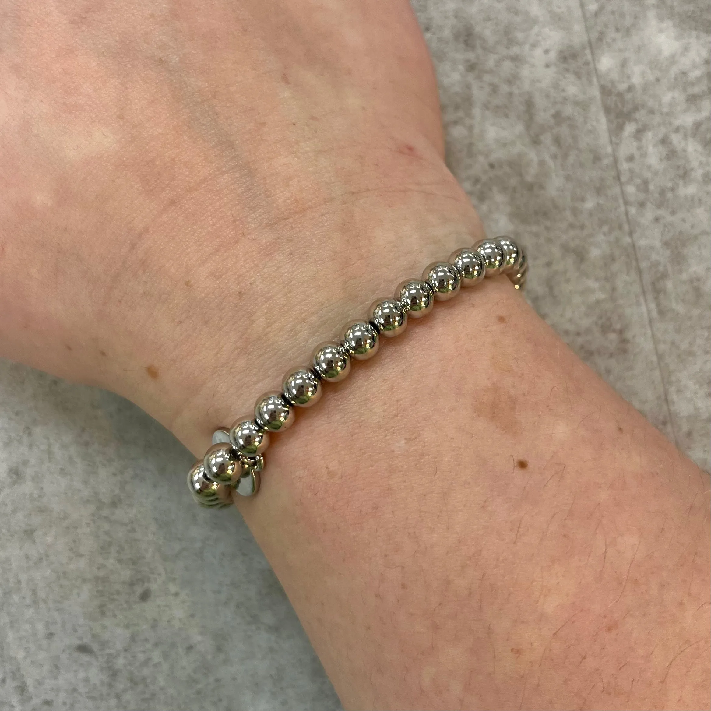 Silver Ball Bracelet