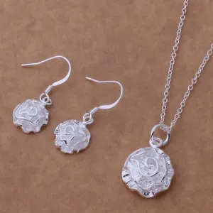 Silver plated Jewelry Sets Earring 288   Necklace