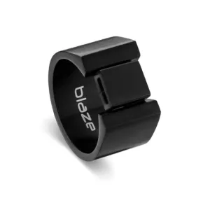 Stainless Steel Men's Ring - Heavy Black*