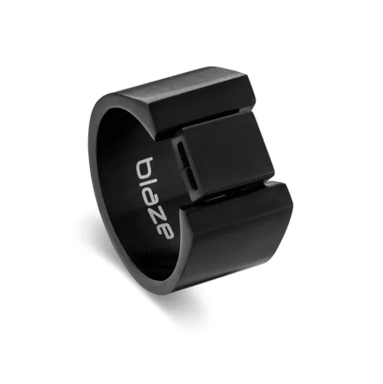 Stainless Steel Men's Ring - Heavy Black*