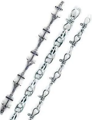 Sterling Silver Nautical Link Bracelets