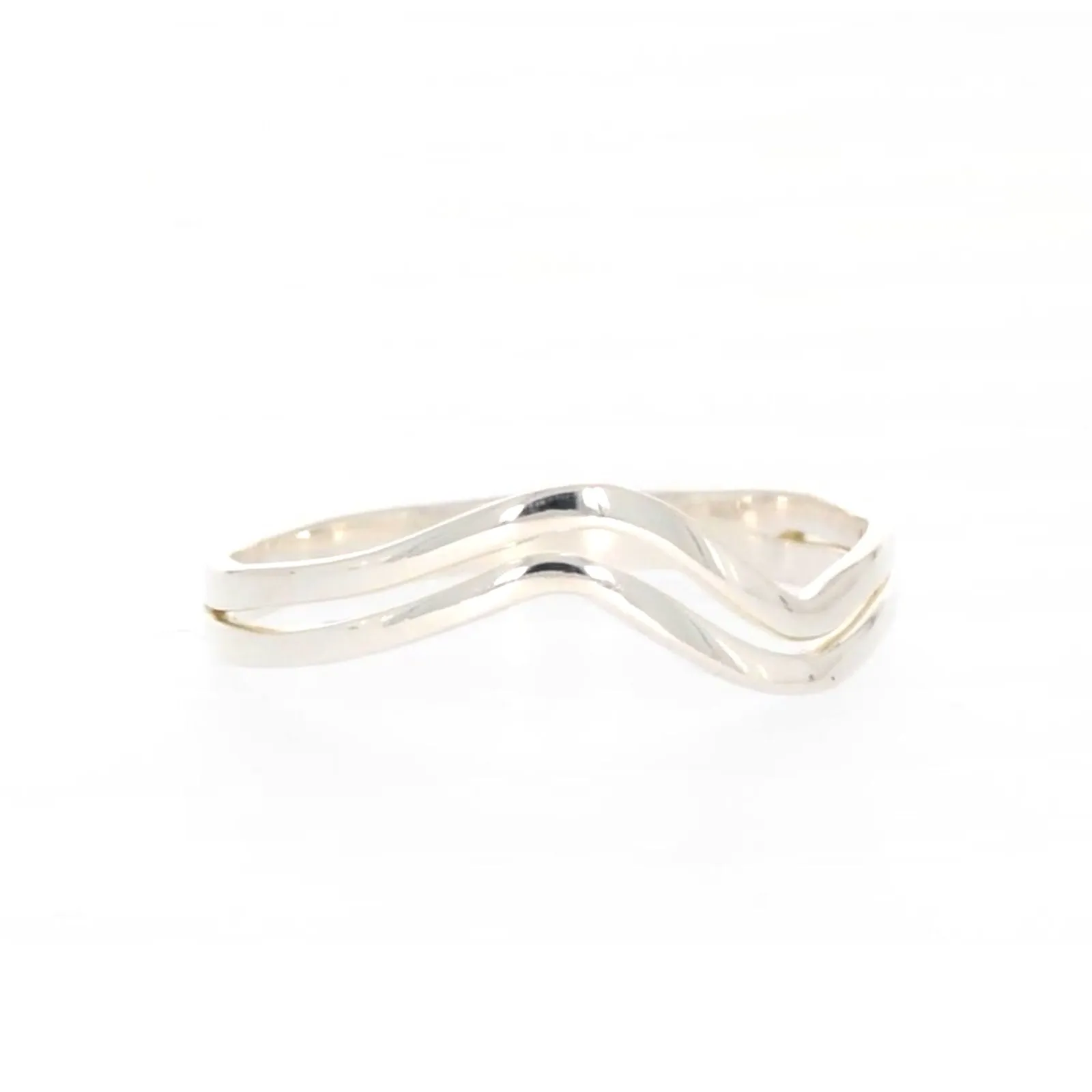 Sterling Silver Wave Ring