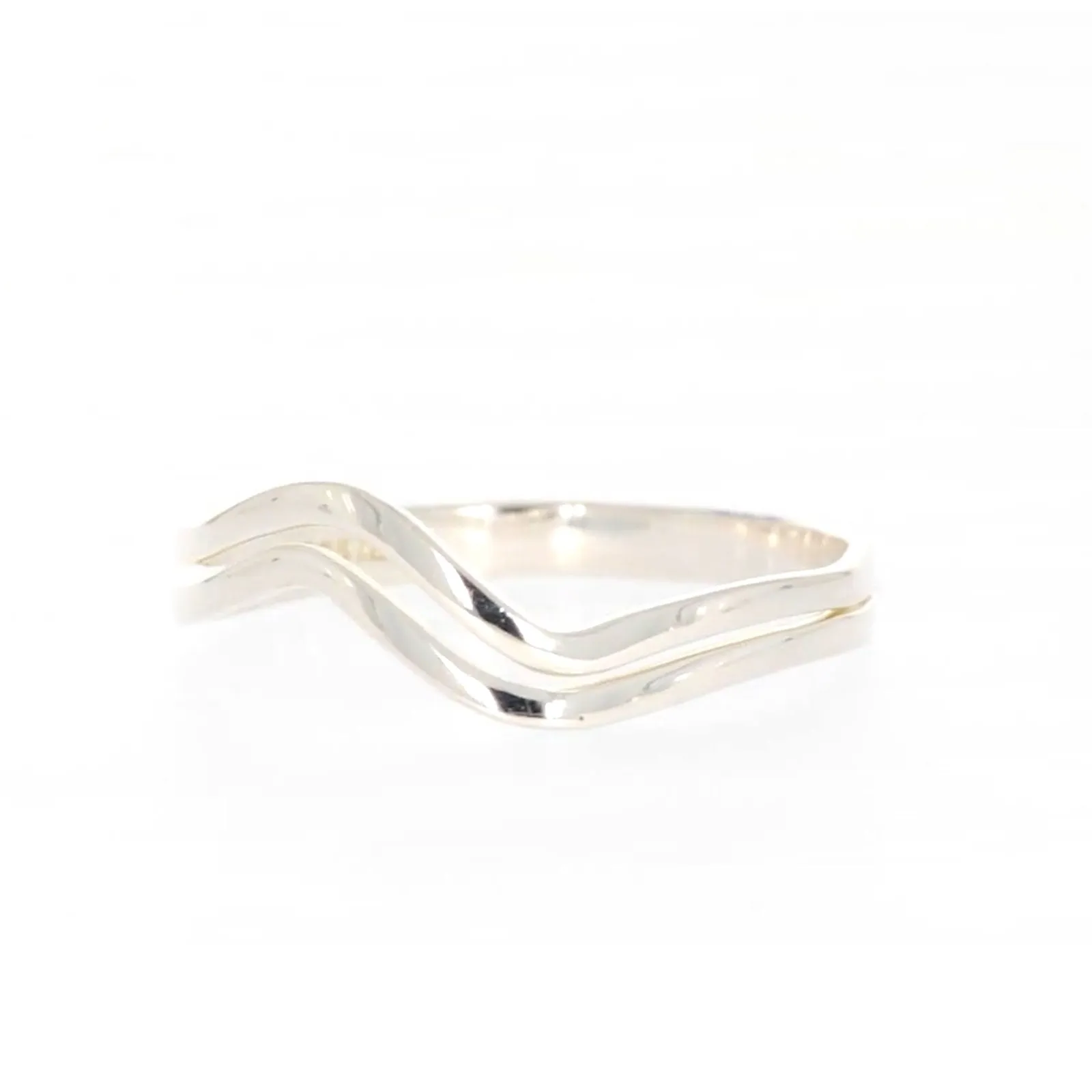 Sterling Silver Wave Ring