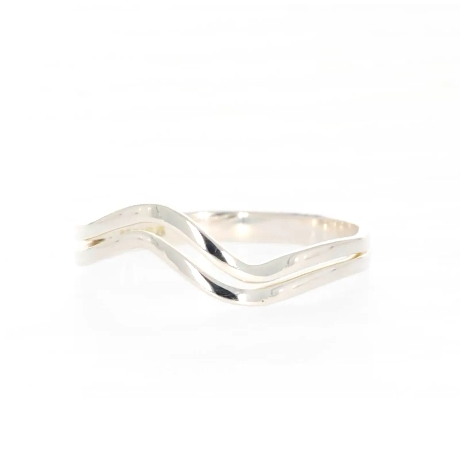 Sterling Silver Wave Ring