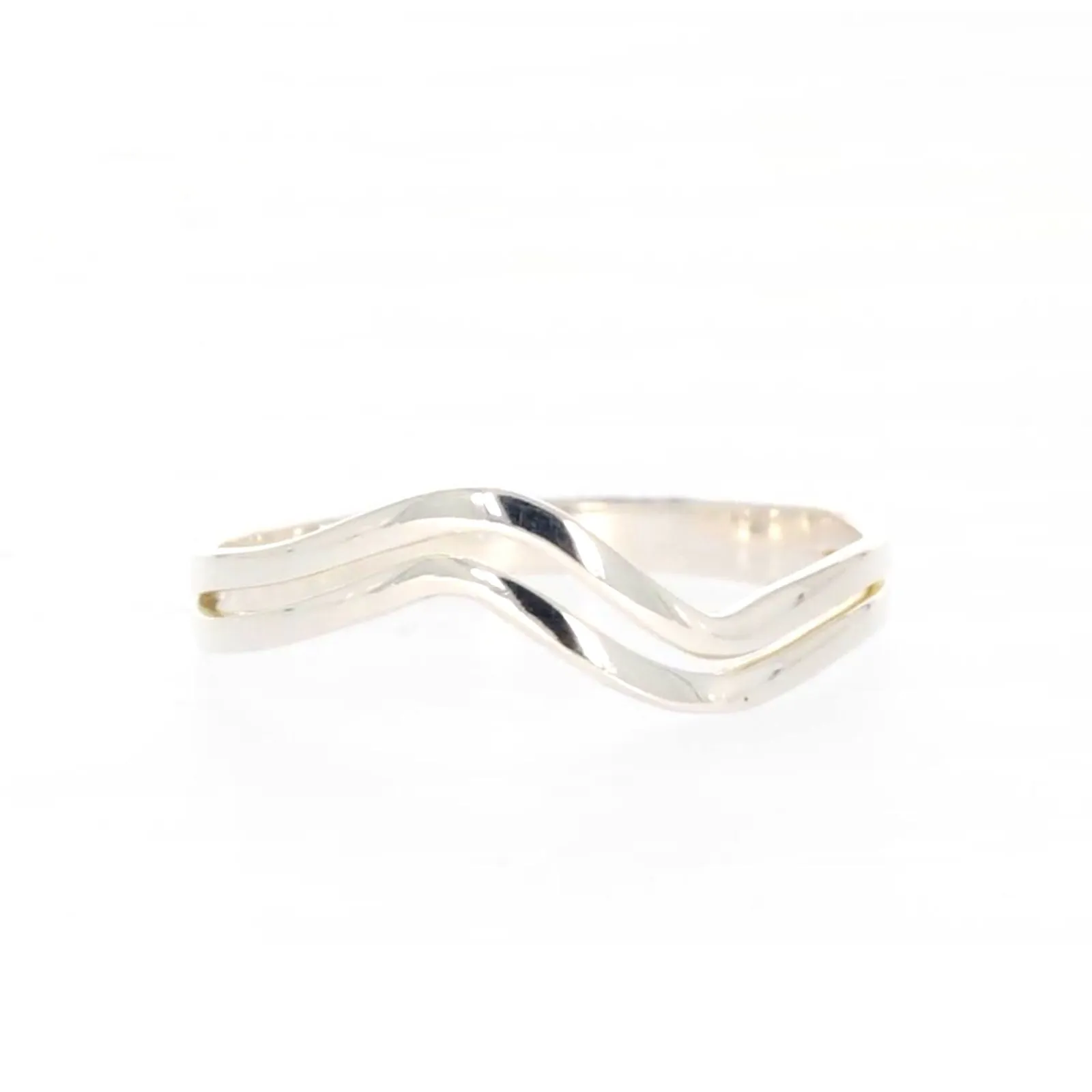 Sterling Silver Wave Ring