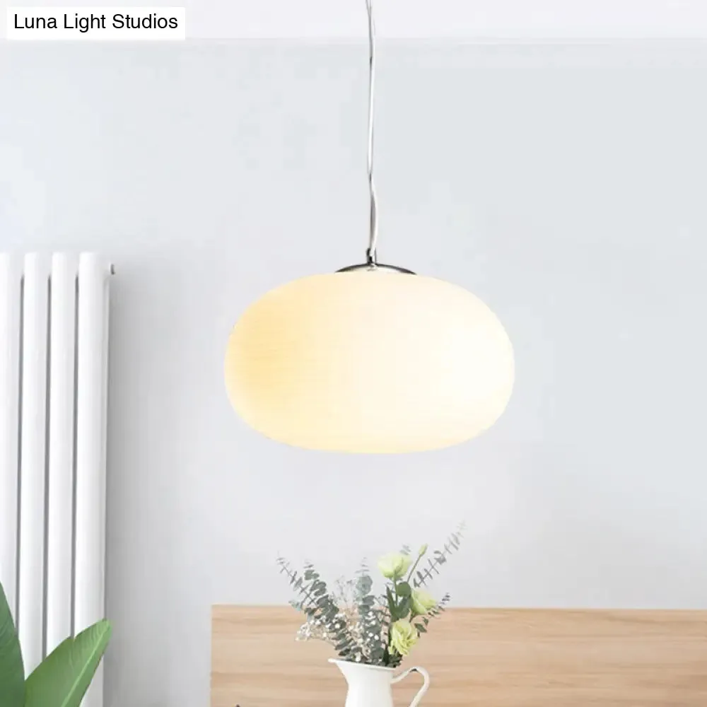 Stylish Nordic Pendant Light with Opal Glass - Ideal for Office and Kitchen Island