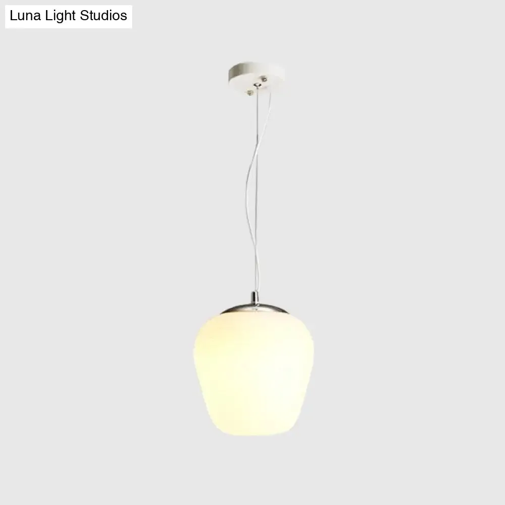 Stylish Nordic Pendant Light with Opal Glass - Ideal for Office and Kitchen Island