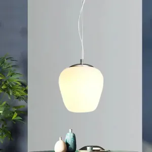 Stylish Nordic Pendant Light with Opal Glass - Ideal for Office and Kitchen Island