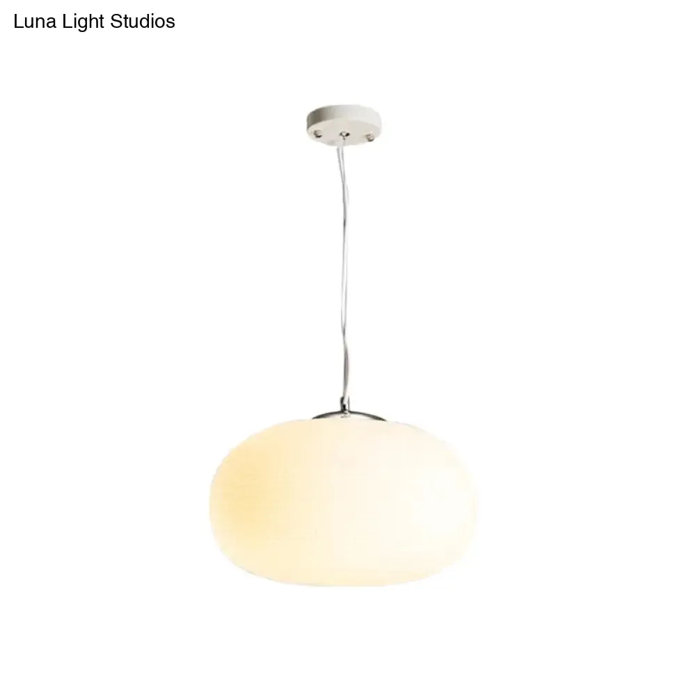 Stylish Nordic Pendant Light with Opal Glass - Ideal for Office and Kitchen Island