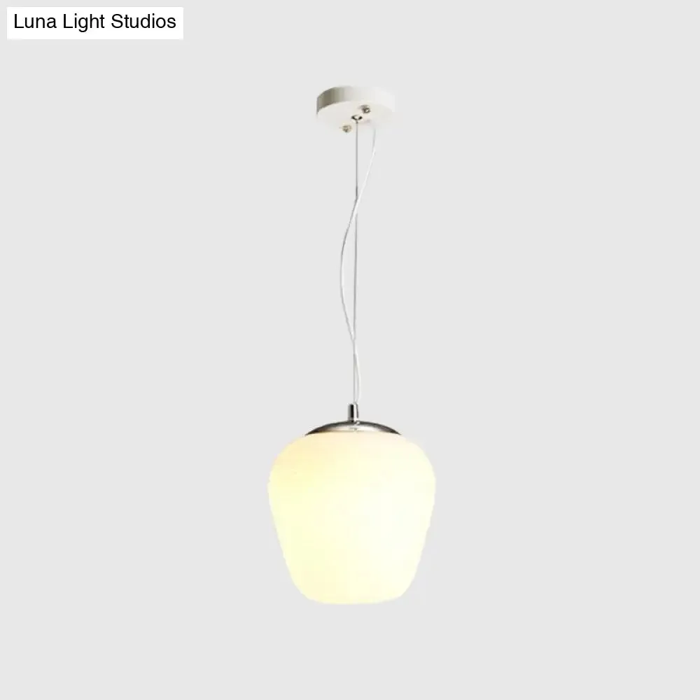 Stylish Nordic Pendant Light with Opal Glass - Ideal for Office and Kitchen Island