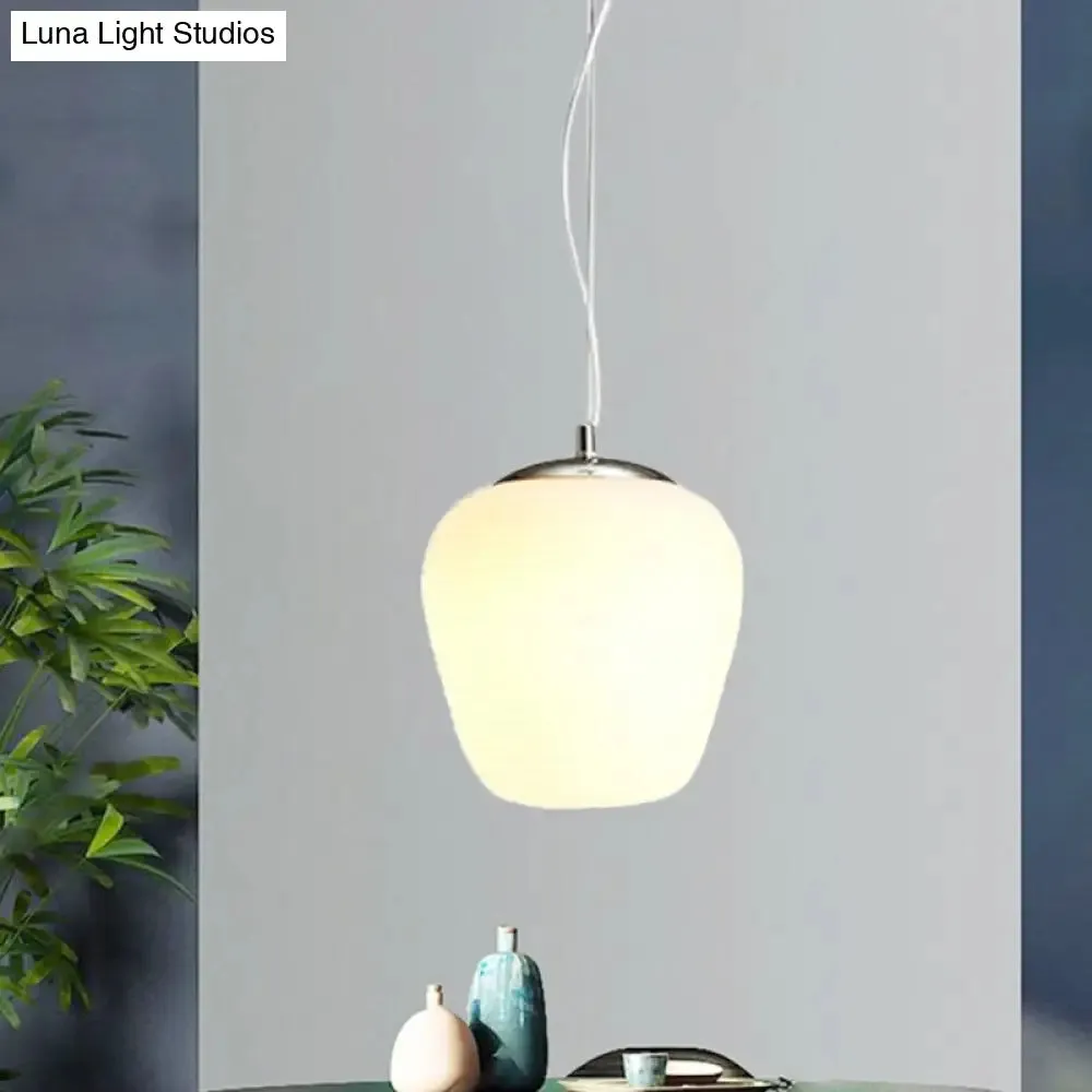 Stylish Nordic Pendant Light with Opal Glass - Ideal for Office and Kitchen Island