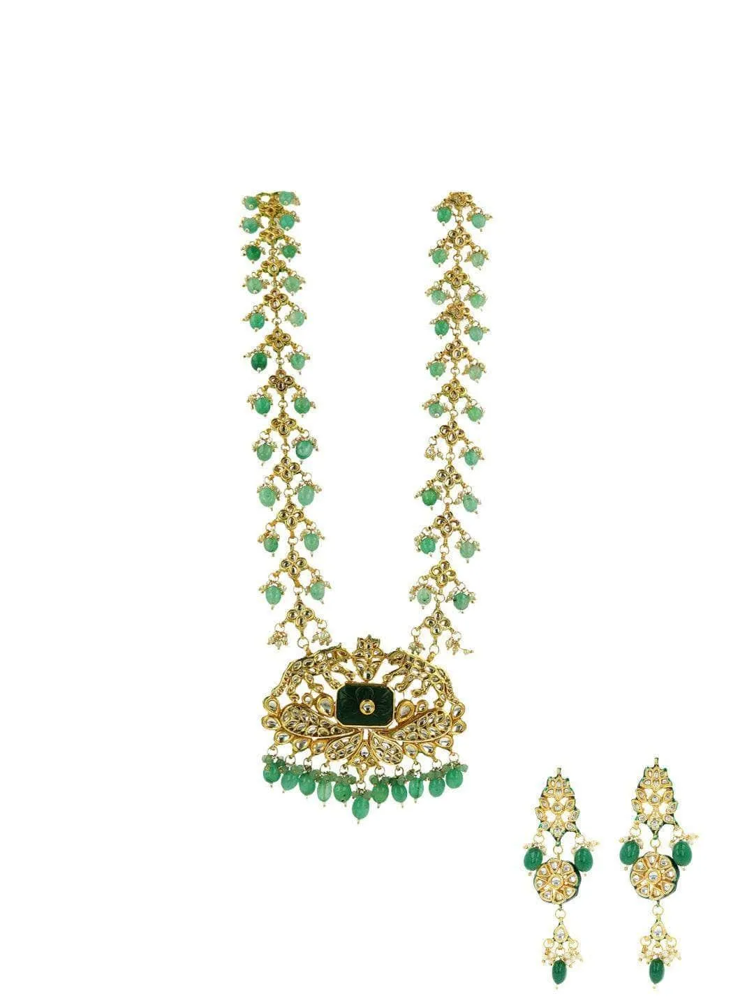 Tiger Motif Kundan Haar