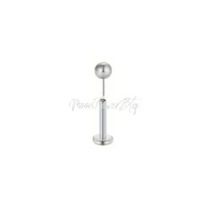 Tiny Silver Ball Dot Flat Back Stud